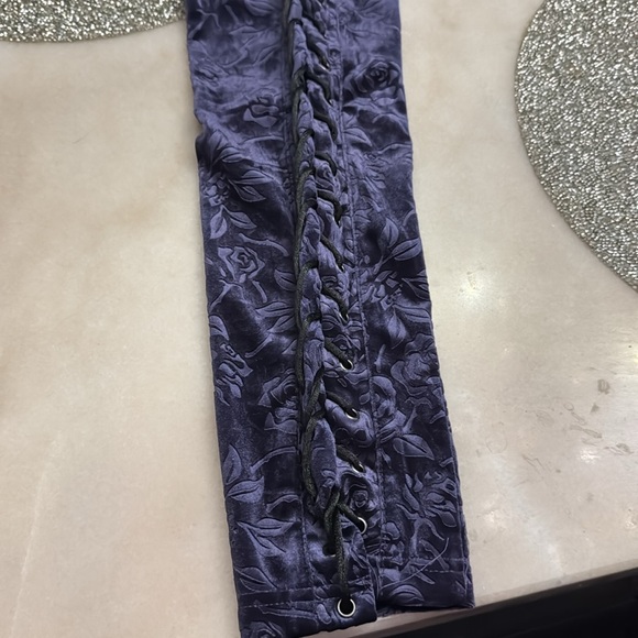 Killstar lace leggings purple lg - Picture 5 of 8